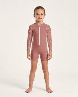 Combinaison anti-UV UPF 50+ enfant — manche longue — face