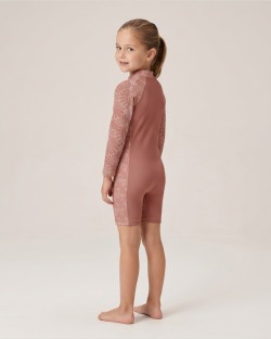 Combinaison anti-UV UPF 50+ enfant — manche longue — dos