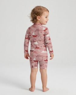 Combinaison anti-UV UPF 50+ enfant — manche longue — dos