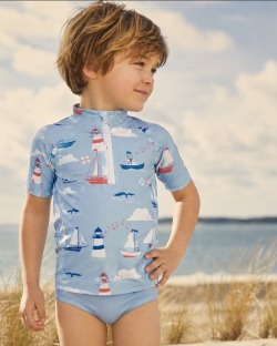 Tee-shirt anti-UV UPF 50+ enfant petitbateau — manche courte (lifestyle)
