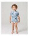 Tee-shirt anti-UV UPF 50+ enfant petitbateau — manche courte (face) vue 2