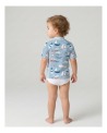 Tee-shirt anti-UV UPF 50+ enfant petitbateau — manche courte (dos) vue 3