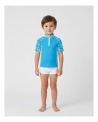 Tee-shirt anti-UV UPF 50+ enfant ancre — manche courte (face) vue 2