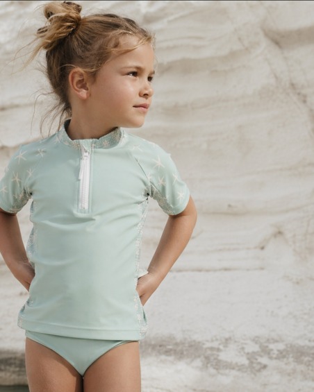 Tee-shirt anti-UV UPF 50+ enfant etoile — manche courte (lifestyle)