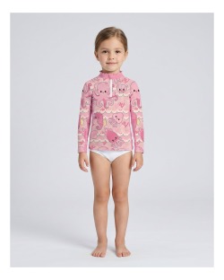 Tee-shirt anti-UV UPF 50+ enfant babysea — manche longue (face)