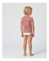 Tee-shirt anti-UV UPF 50+ enfant coquillage — manche courte (dos) vue 3