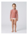 Tee-shirt anti-UV UPF 50+ enfant coquillage — manche longue (face) vue 2