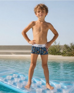 Badeshorts Jungen – FISH