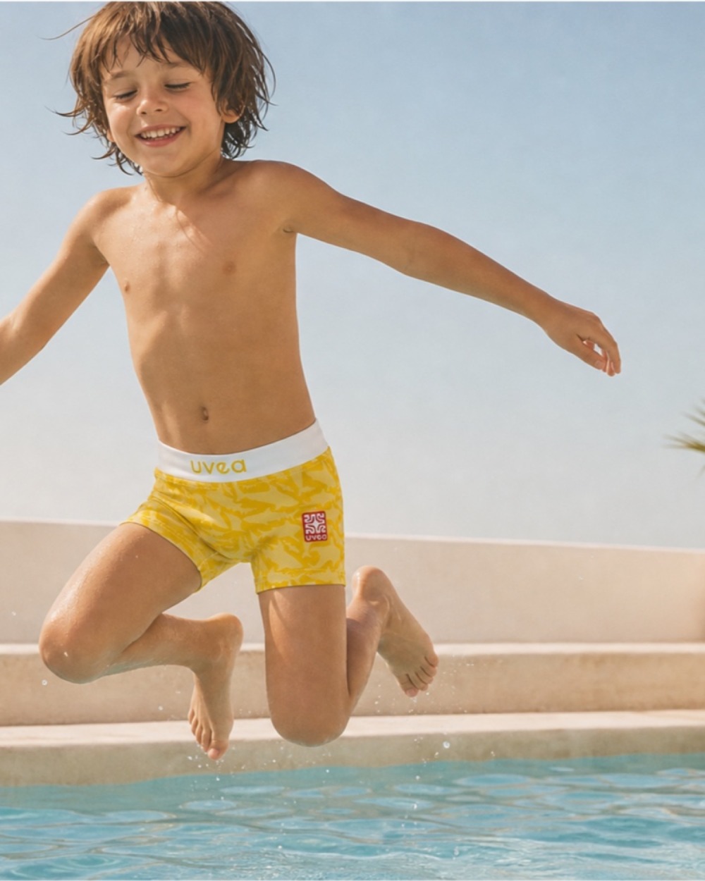 Boys' Swim Boxer – PANTONE Jaune