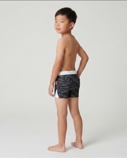 Boys' Swim Boxer – PANTONE Noir