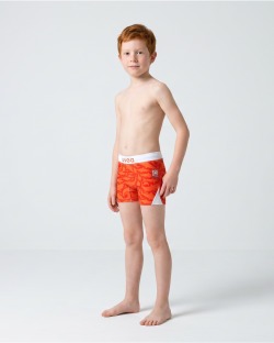 Boys' Swim Boxer – PANTONE Rouge