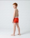 Badeshorts Jungen – PANTONE Rouge vue 3