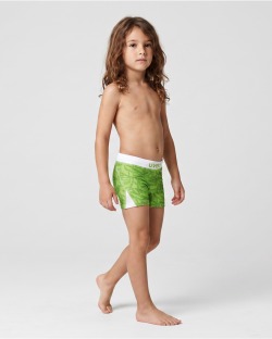 Boxer de bain garçon – PANTONE Vert