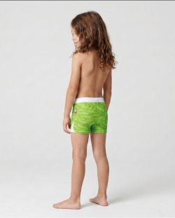 Boxer de bain garçon – PANTONE Vert