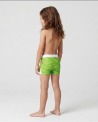 Boxer de bain garçon – PANTONE Vert vue 3