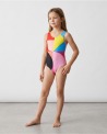 Maillot de bain 1 pièce fille – GEOMETRIC vue 2