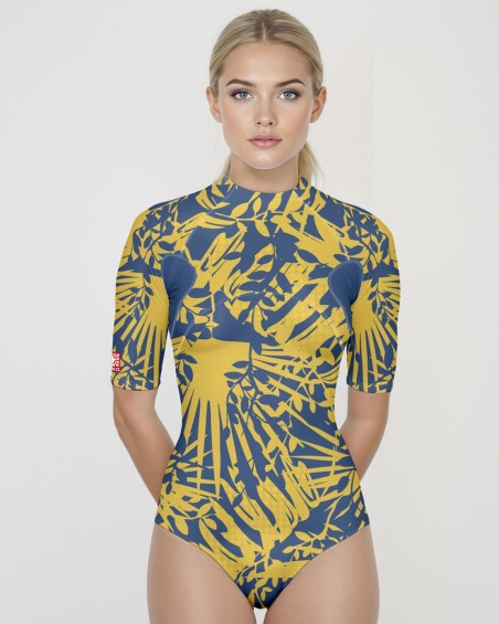 Rashguard UV 80 → FEUILLAGEJAUNE - 1