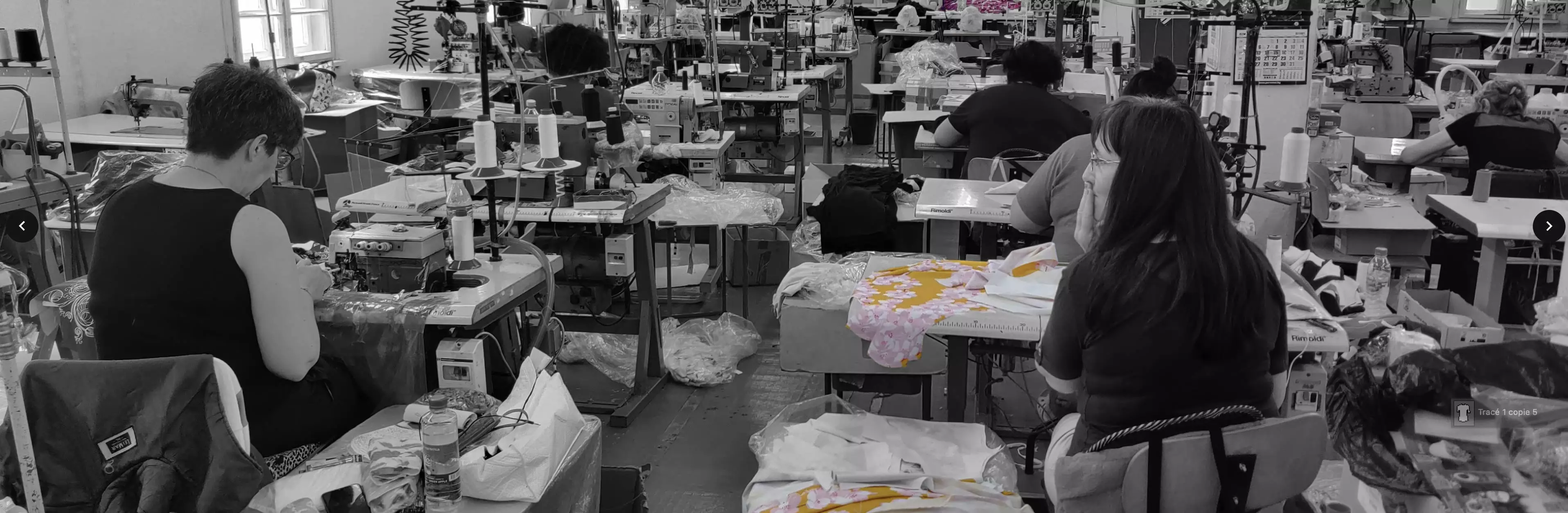 Atelier de confection en Bulgarie