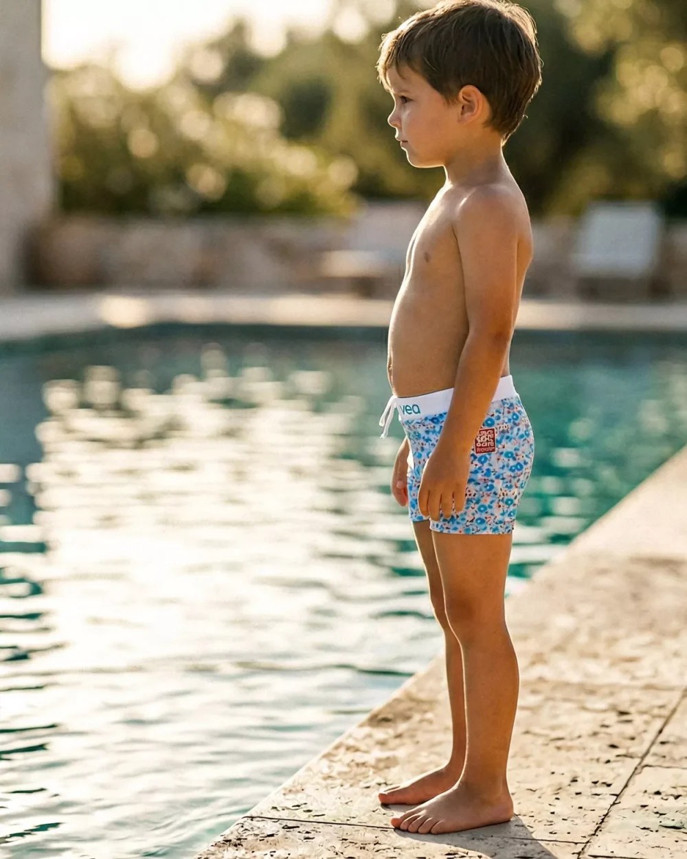 Boxer de bain anti-UV enfant UVEA motif Liberty