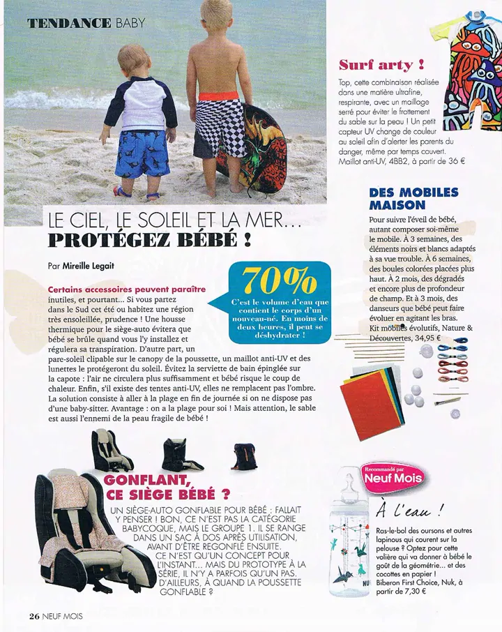 NEUF MOIS — page intérieure