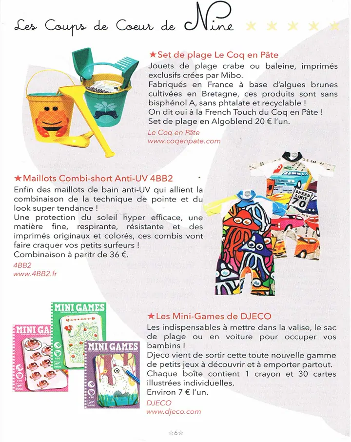 NINE — page intérieure
