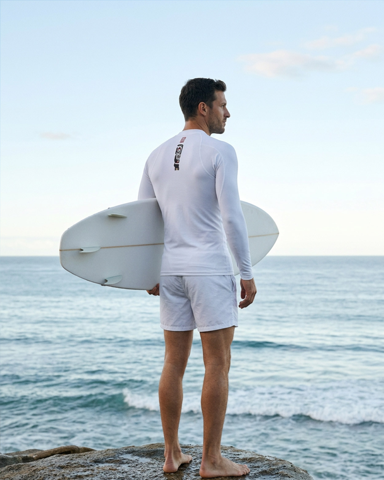 homme un lycra blanc 