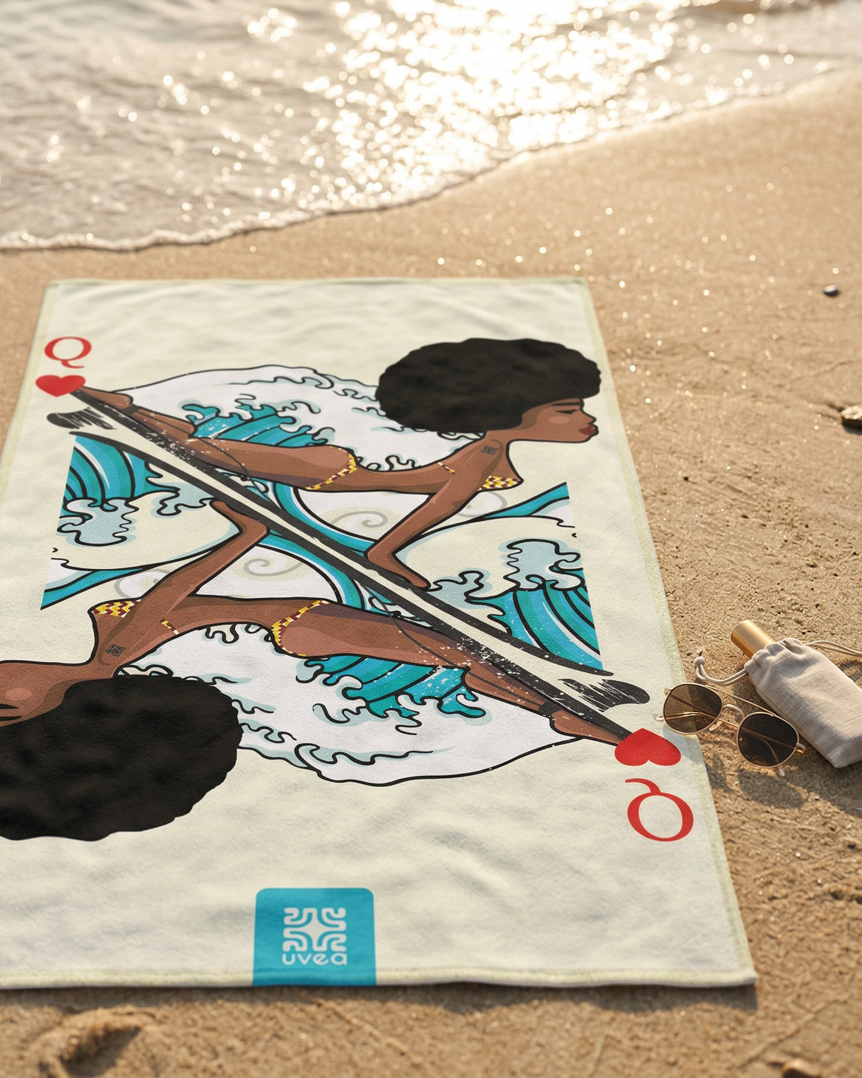 serviette de bain bord de mer